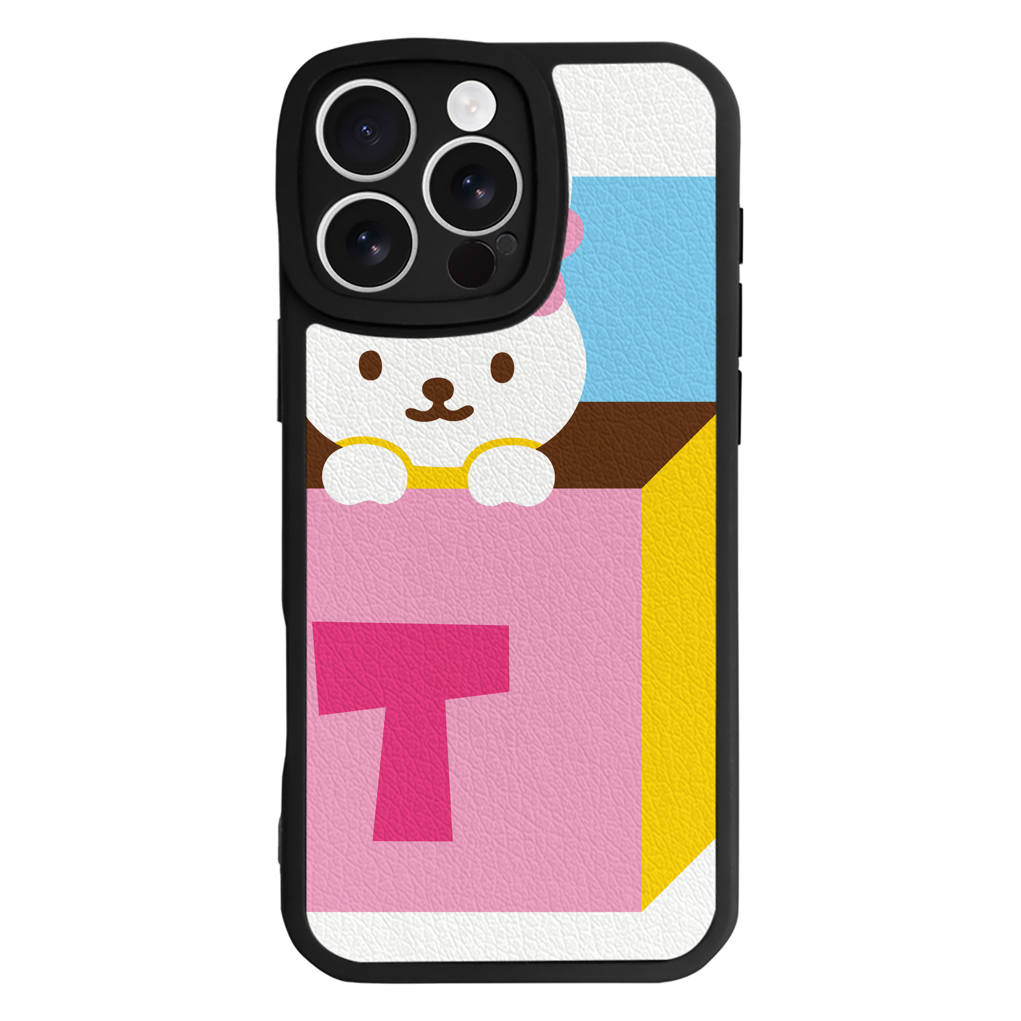 （画像用） Hello Kitty ハローキティ 【iPhone 16シリーズ対応】シリコンスマホケース（レザー調） 材質：シリコン